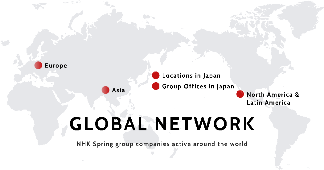 NHK Spring Group Companies Around the World